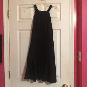 Black glitter sleeves dress! never been worn size xl
